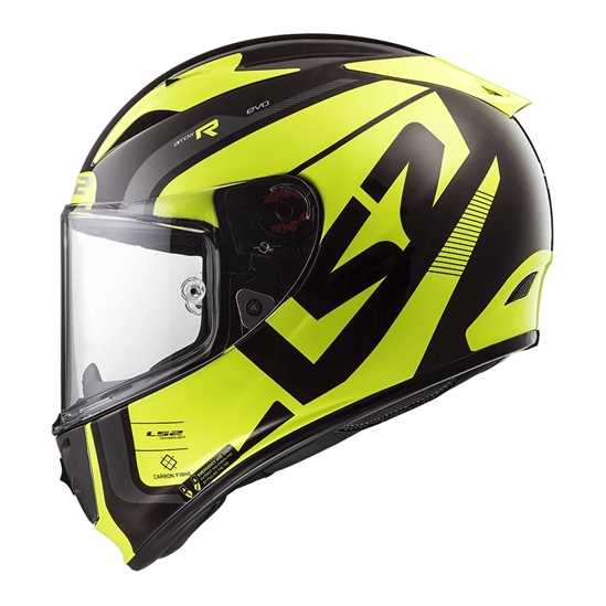 Helma LS2 FF323 ARROW C EVO STING WINEBERRY H-V YELLOW