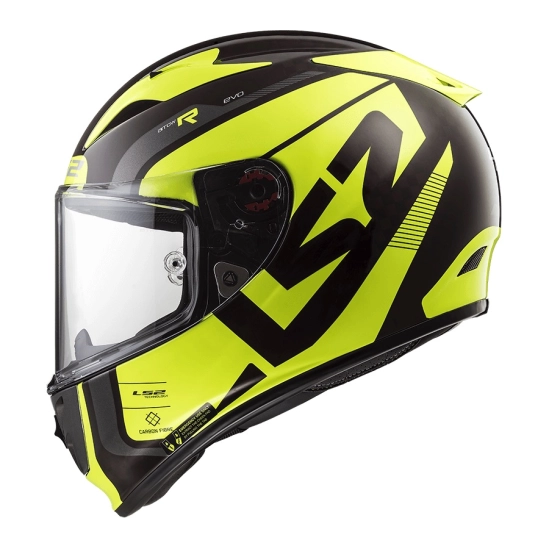 Helma LS2 FF323 ARROW C EVO STING WINEBERRY H-V YELLOW