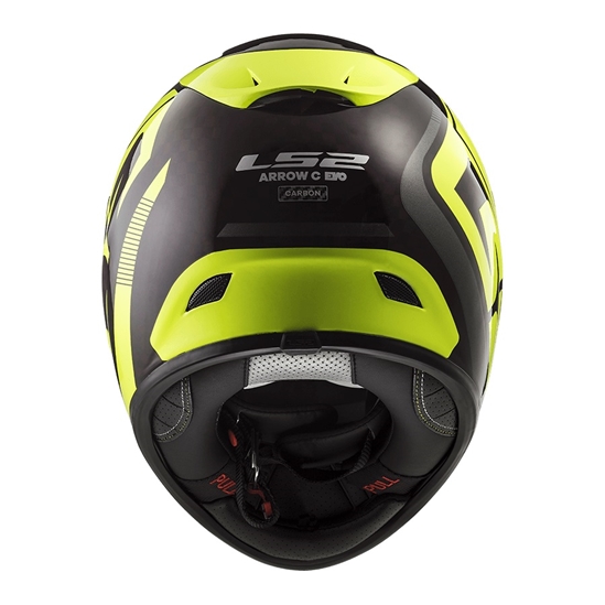 Helma LS2 FF323 ARROW C EVO STING WINEBERRY H-V YELLOW