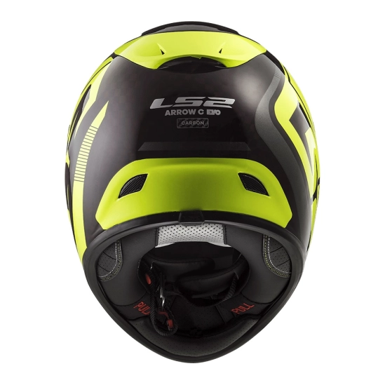 Helma LS2 FF323 ARROW C EVO STING WINEBERRY H-V YELLOW