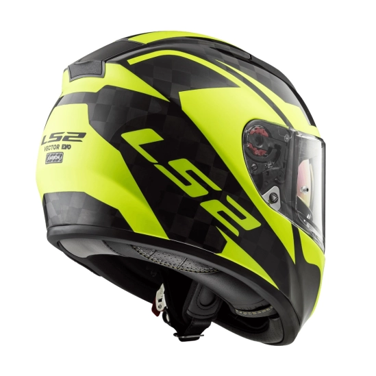 Helma LS2 FF397 VECTOR C SHINE Carbon, H-V Yellow