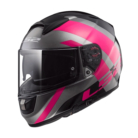 Helma LS2 FF397 TRIDENT Titanium Pink