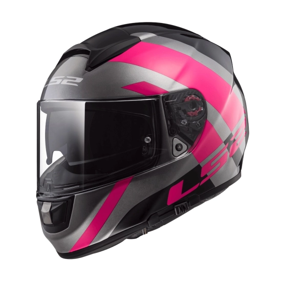 Helma LS2 FF397 TRIDENT Titanium Pink