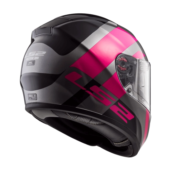 Helma LS2 FF397 TRIDENT Titanium Pink