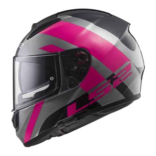 Helma LS2 FF397 TRIDENT Titanium Pink