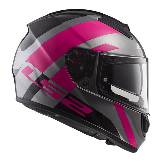 Helma LS2 FF397 TRIDENT Titanium Pink
