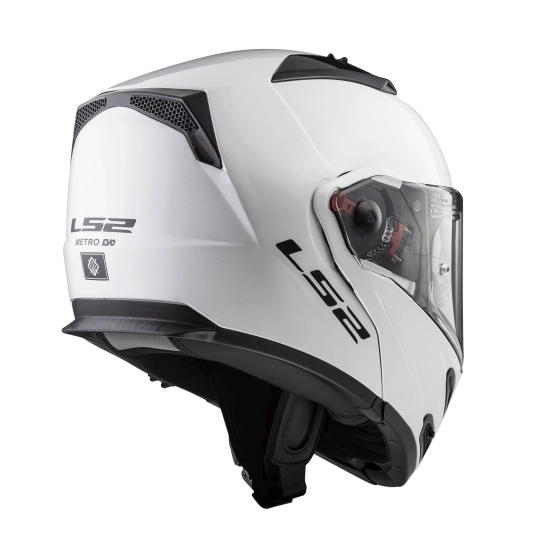 Helma LS2 FF324 METRO Gloss White, FOG FIGHTER (PINLOCK)