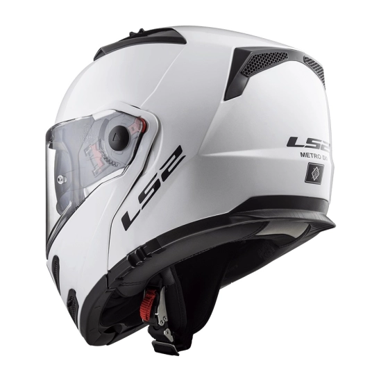 Helma LS2 FF324 METRO Gloss White, FOG FIGHTER (PINLOCK)