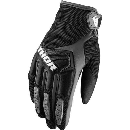 Dětské motokrosové rukavice YOUTH SPECTRUM S8Y OFFROAD GLOVES BLACK vel. M