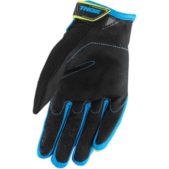 Motokrosové rukavice THOR SPECTRUM S9 OFFROAD GLOVES GREEN/BLACK/BLUE