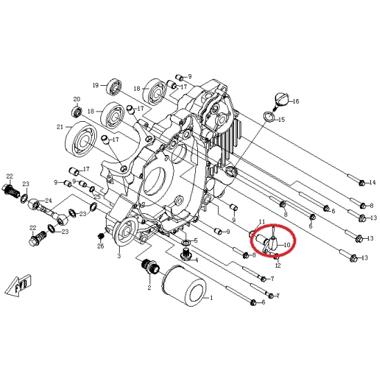Snímač tachometru CFMOTO Gladiator                                                                                                                                                                                                                        