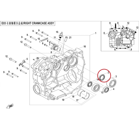 Gufero 30×45×7 pravá strana motoru, kliková skříň CFMOTO                                                                                                                                                                                                  