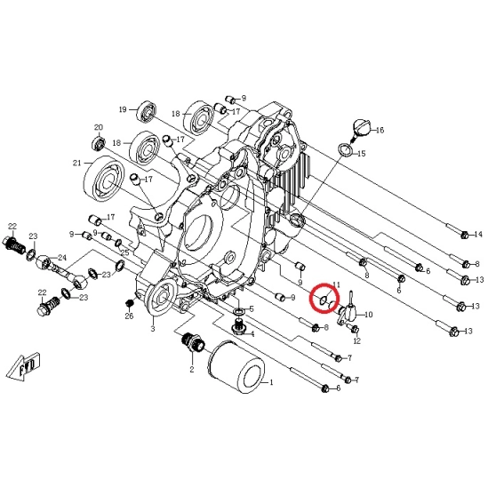 O-kroužek pod čidlo tachometru                                                                                                                                                                                                                            