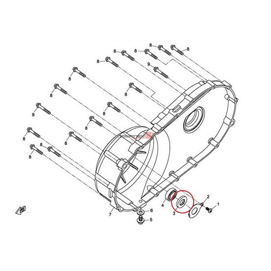 Gufero Variator-Gladiator 17x35x5 CFMOTO                                                                                                                                                                                                                  