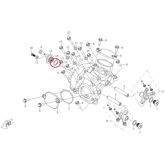 O-kroužek Gladiator-hlava válce                                                                                                                                                                                                                           