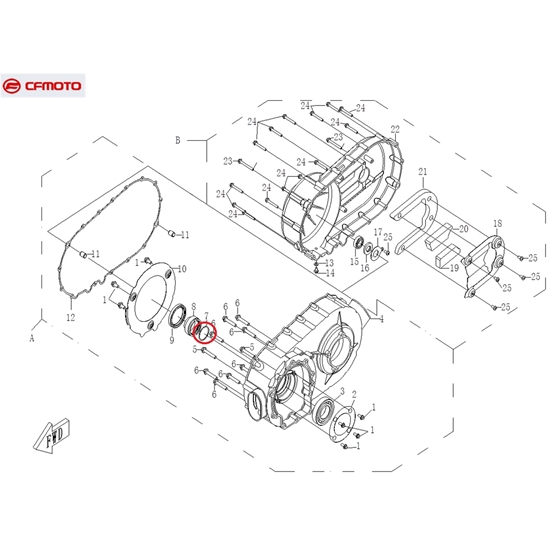 O-kroužek 40x2,4 CFMOTO GLADIATOR                                                                                                                                                                                                                         