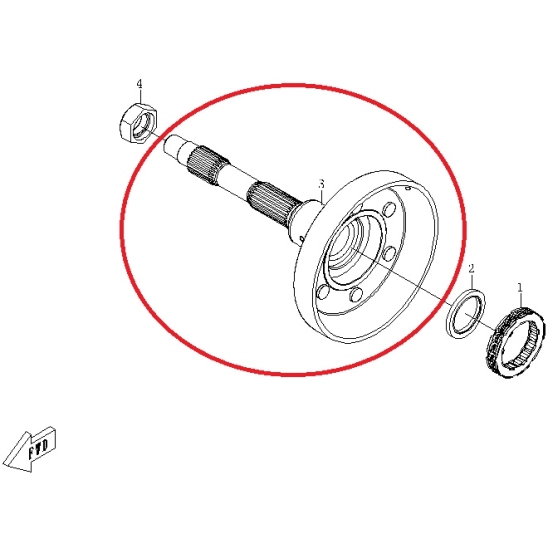 Buben spojky Gladiator                                                                                                                                                                                                                                    