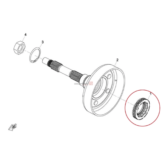 Volnoběžka motorové brzdy JGladiator X8                                                                                                                                                                                                                   