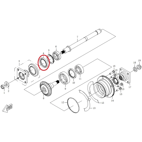 Gufero-převodovka CFMOTO                                                                                                                                                                                                                                  