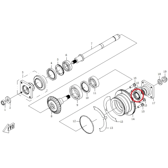 Gufero převodovka CFMOTO                                                                                                                                                                                                                                  