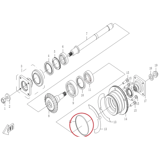 O-kroužek převodovka CFMOTO                                                                                                                                                                                                                               