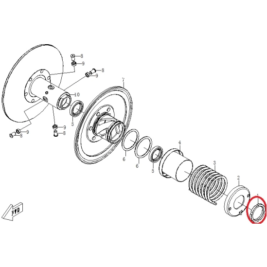 Matice variatoru -CFMOTO                                                                                                                                                                                                                                  