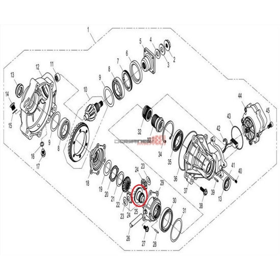 Kužel -hnací převodový kužel- CFMOTO                                                                                                                                                                                                                      