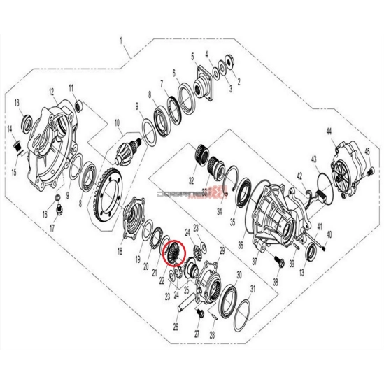 Ozubený věnec- CFMOTO                                                                                                                                                                                                                                     