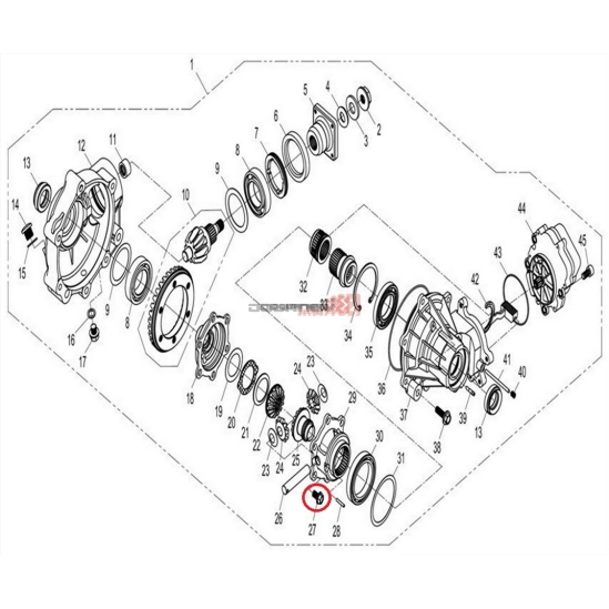 Šroub M10x1.25x18 CFMOTO                                                                                                                                                                                                                                  