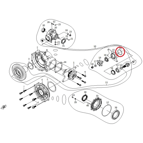 O-kroužek 64.5×3 - CFMOTO                                                                                                                                                                                                                                 