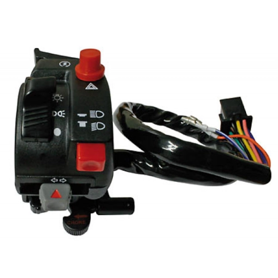 Přepínač na řidítka s páčkou sytiče                                                                                                                                                                                                                       