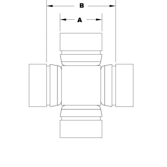 Kříž kardanu All Balls 19-1012                                                                                                                                                                                                                            