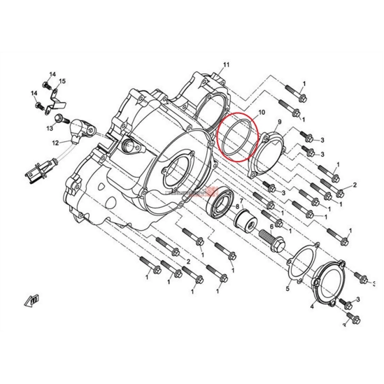 O-kroužek-víčko olejového filtru CFMOTO                                                                                                                                                                                                                   