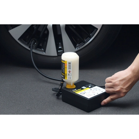 Sada na opravu pneumatik - kompresor + tmel 300ml                                                                                                                                                                                                         