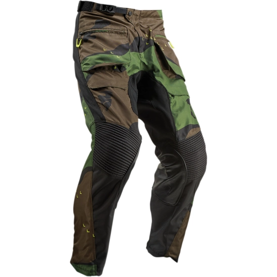 Kalhoty THOR Terrain off road green camo