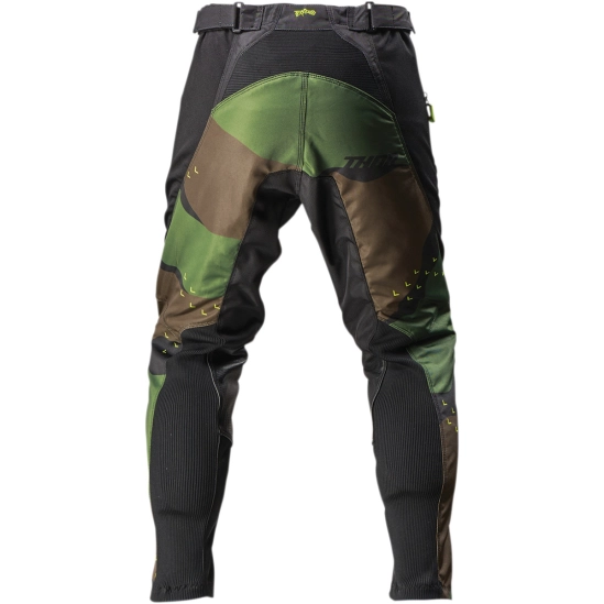 Kalhoty THOR Terrain off road green camo