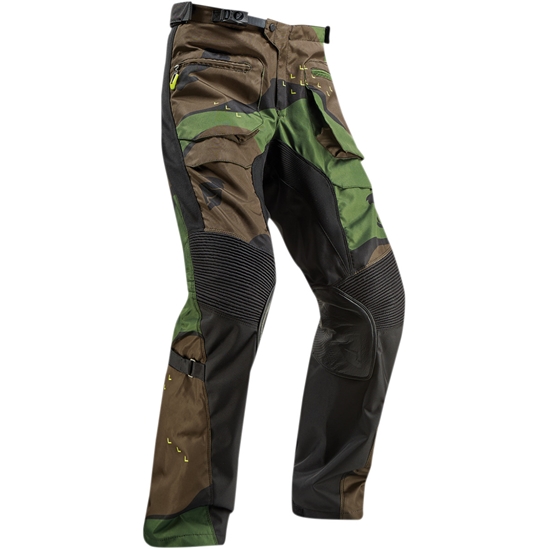 Kalhoty THOR Terrain off road green camo