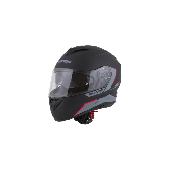 Helma Cassida Compress  (černá matná/šedá/červená)