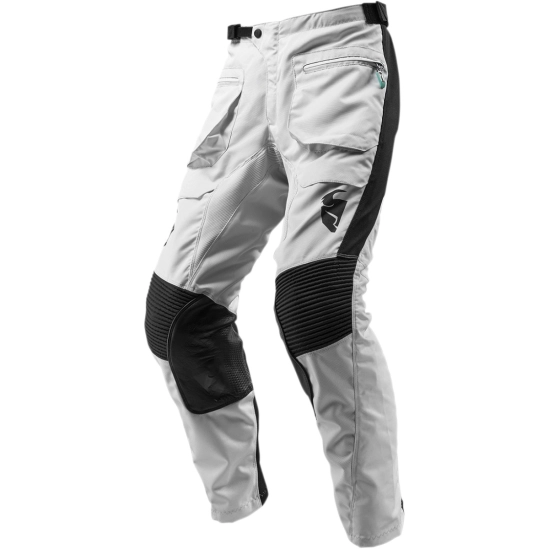 Kalhoty THOR Terrain off road Light gray/black do bot