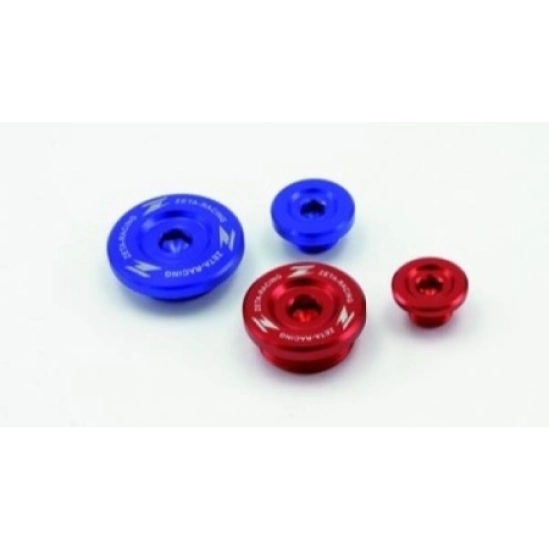 Zátky Motoru ZETA YAMAHA červené                                                                                                                                                                                                                          