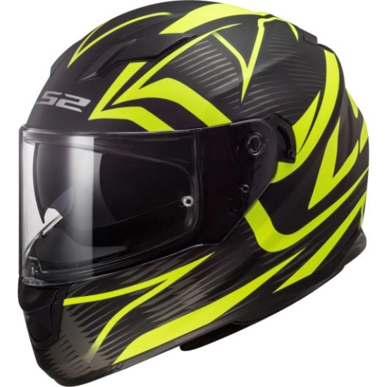 HELMA LS2 FF320 STREAM EVO JINK MATT BLACK YELLOW                                                                                                                                                                                                         