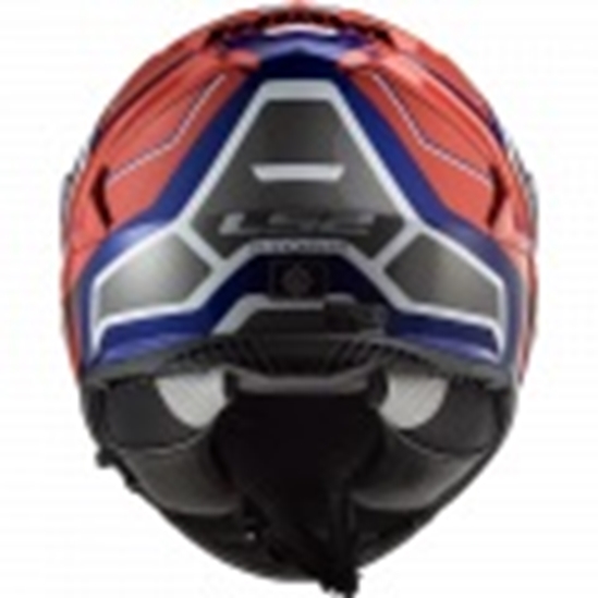 HELMA LS2 FF800 STORM FASTER RED BLUE                                                                                                                                                                                                                     