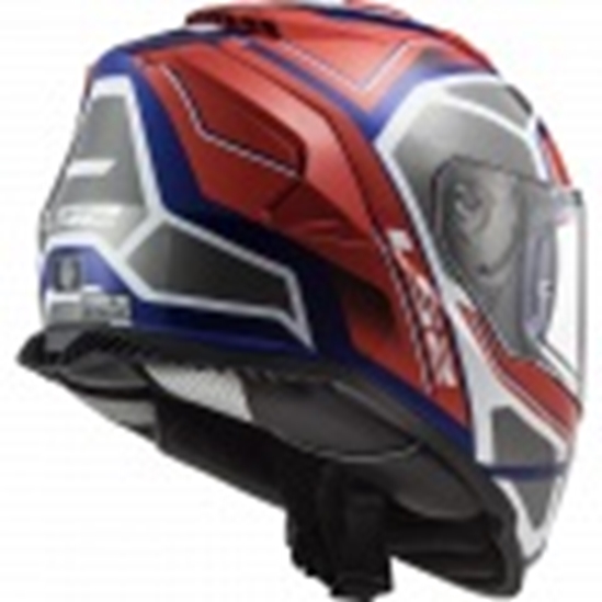 HELMA LS2 FF800 STORM FASTER RED BLUE                                                                                                                                                                                                                     