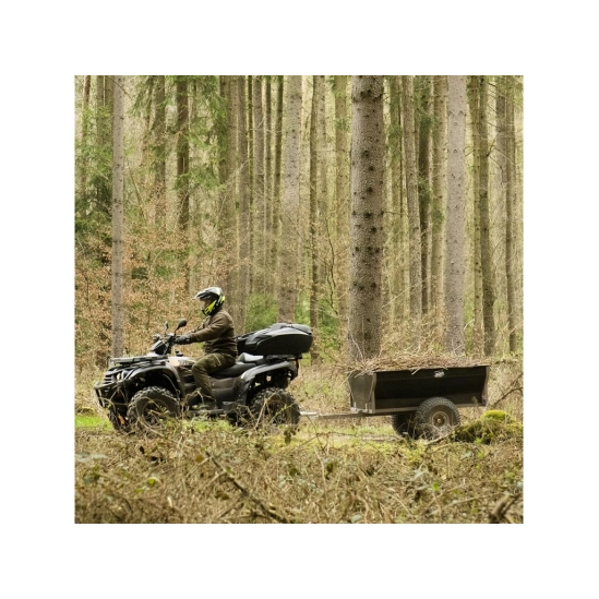 Vozík za čtyřkolku, černý, SHARK WOOD 550                                                                                                                                                                                                                 