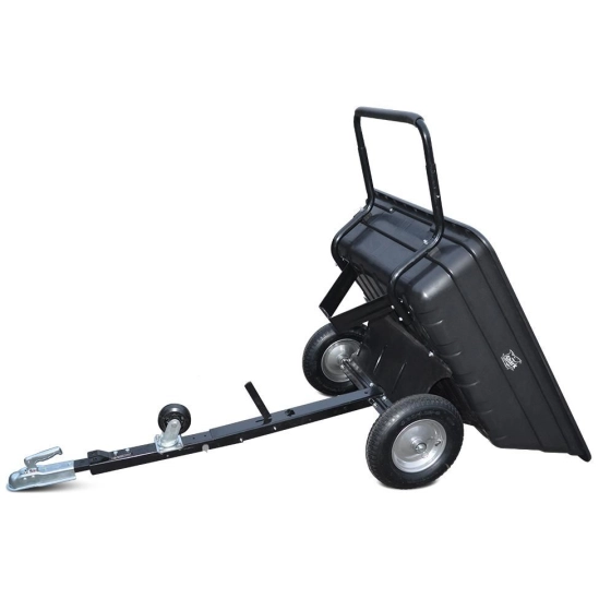 SHARK GARDEN 150 S ADPATÉREM NA TAŽNÉ, VOZÍK ZA ČTYŘKOLKU, ČERNÝ