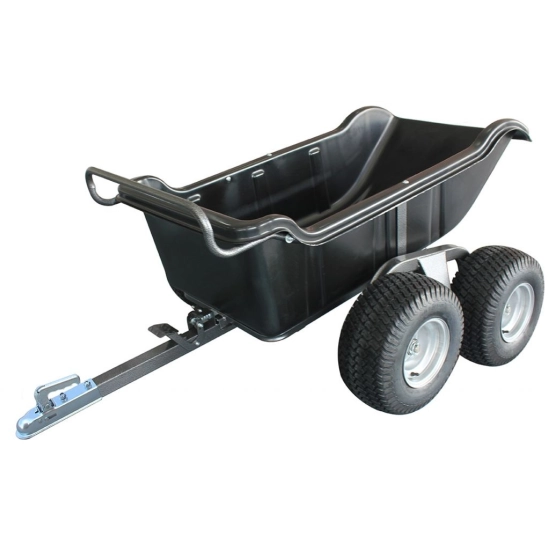 Vozík za čtyřkolku, černý, SHARK GARDEN 680