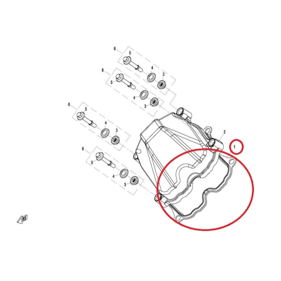 Těsnění výka hlavy  CFMOTO                                                                                                                                                                                                                                