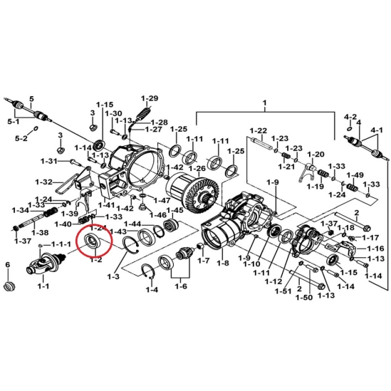 Gufero diferenciálu pro kardan TGB                                                                                                                                                                                                                        