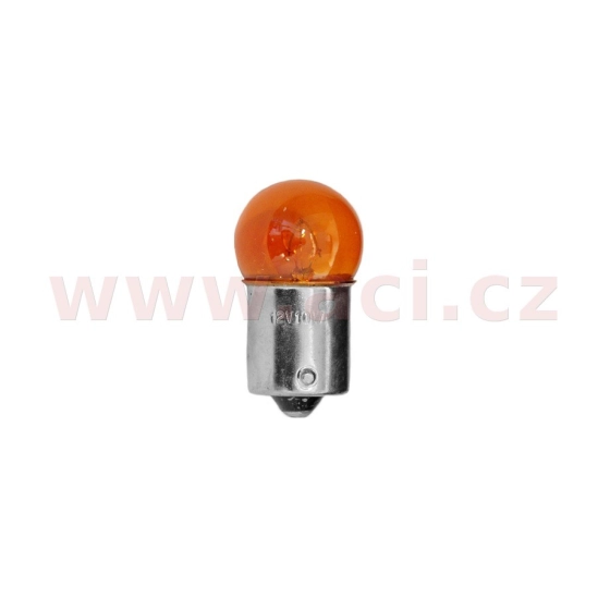 ŽÁROVKA 12V 10W (PATICE BA15s) oranžová                                                                                                                                                                                                                   