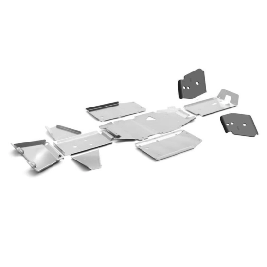 Ochranné kryty podvozku hliníkový X625-A od r.2023 (dlouhá verze)                                                                                                                                                                                         